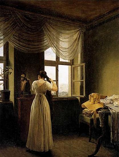 Georg Friedrich Kersting At the Mirror Germany oil painting art